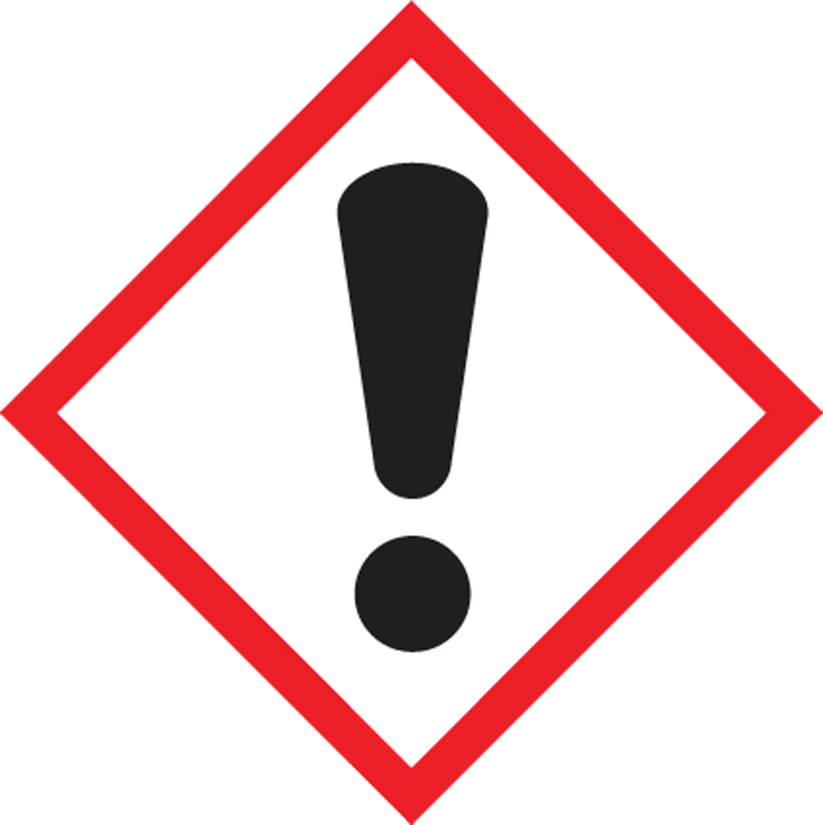 GHS Pictogram Label Roll: Exclamation Mark