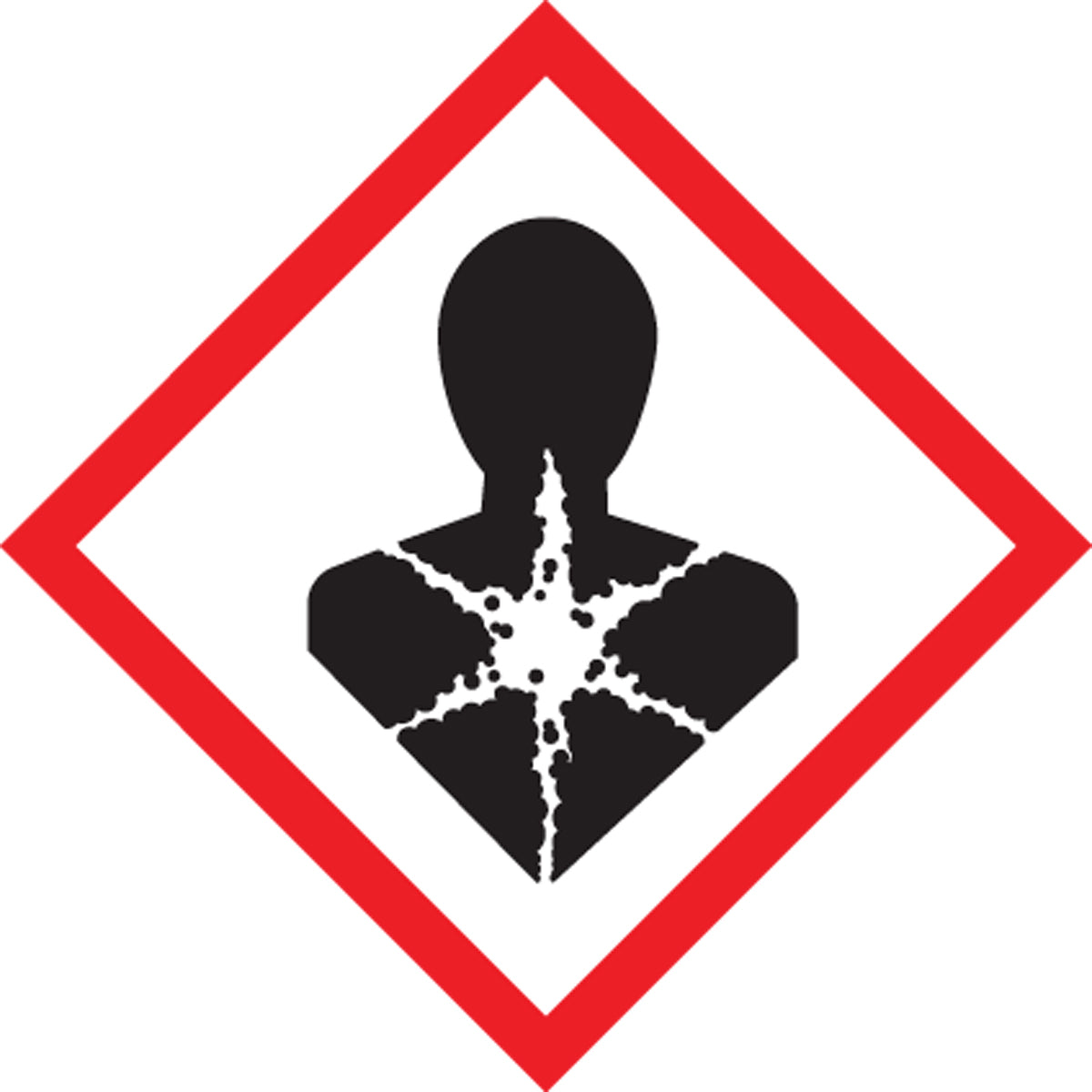 GHS Pictogram Label Roll: Health Hazard