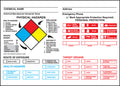 NFPA Chemical Identification Label