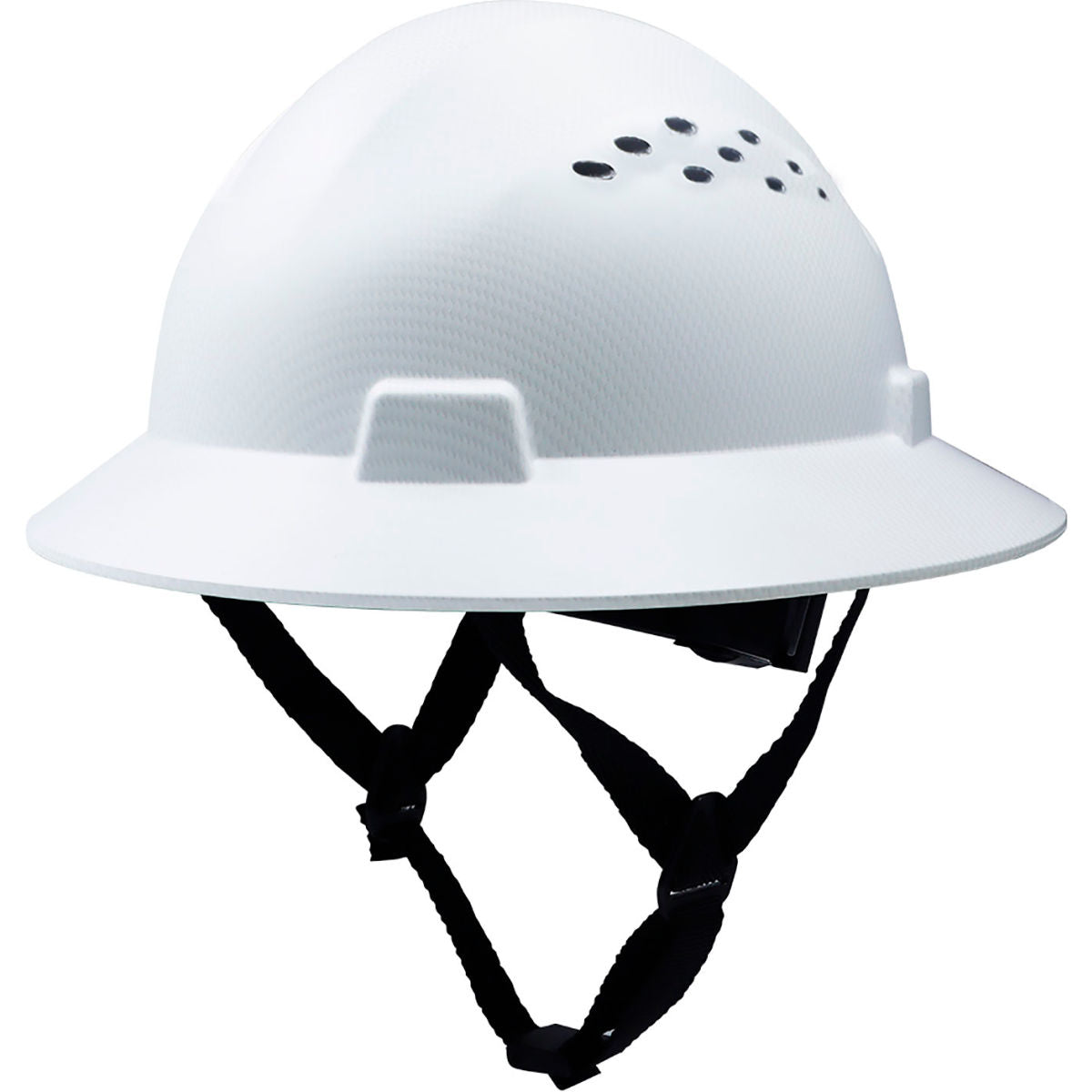 General Electric GH328 Vented Full Brim Hard Hat, White