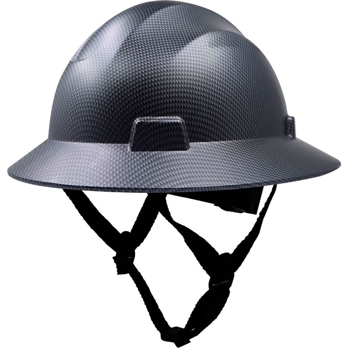 General Electric GH329 Non-Vented Full Brim Hard Hat, Carbon Fiber Black