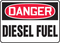 OSHA Danger Safety Sign: Diesel Fuel