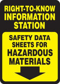 AccuformNMC Right-To-Know Information Station Sign MCHM523
