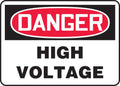 AccuformNMC OSHA Danger High Voltage Safety Sign MELC114