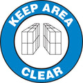 Slip-Gard Floor Sign: Keep Area Clear