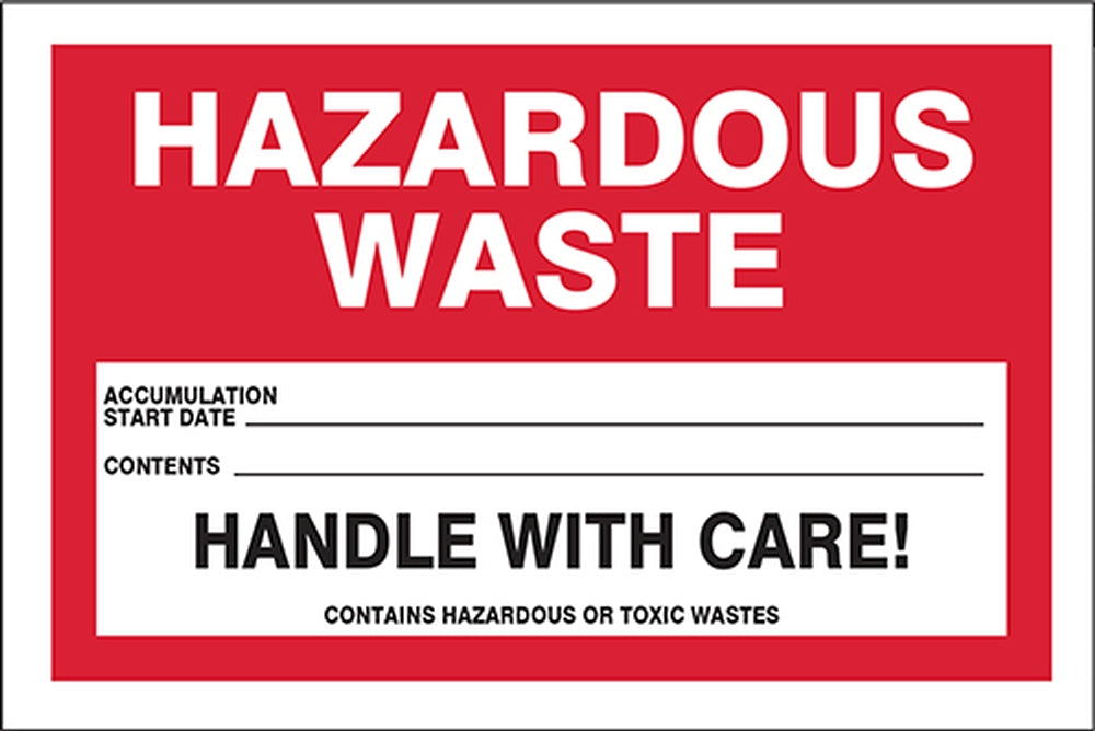 Hazardous Waste Labels: Hazardous Waste