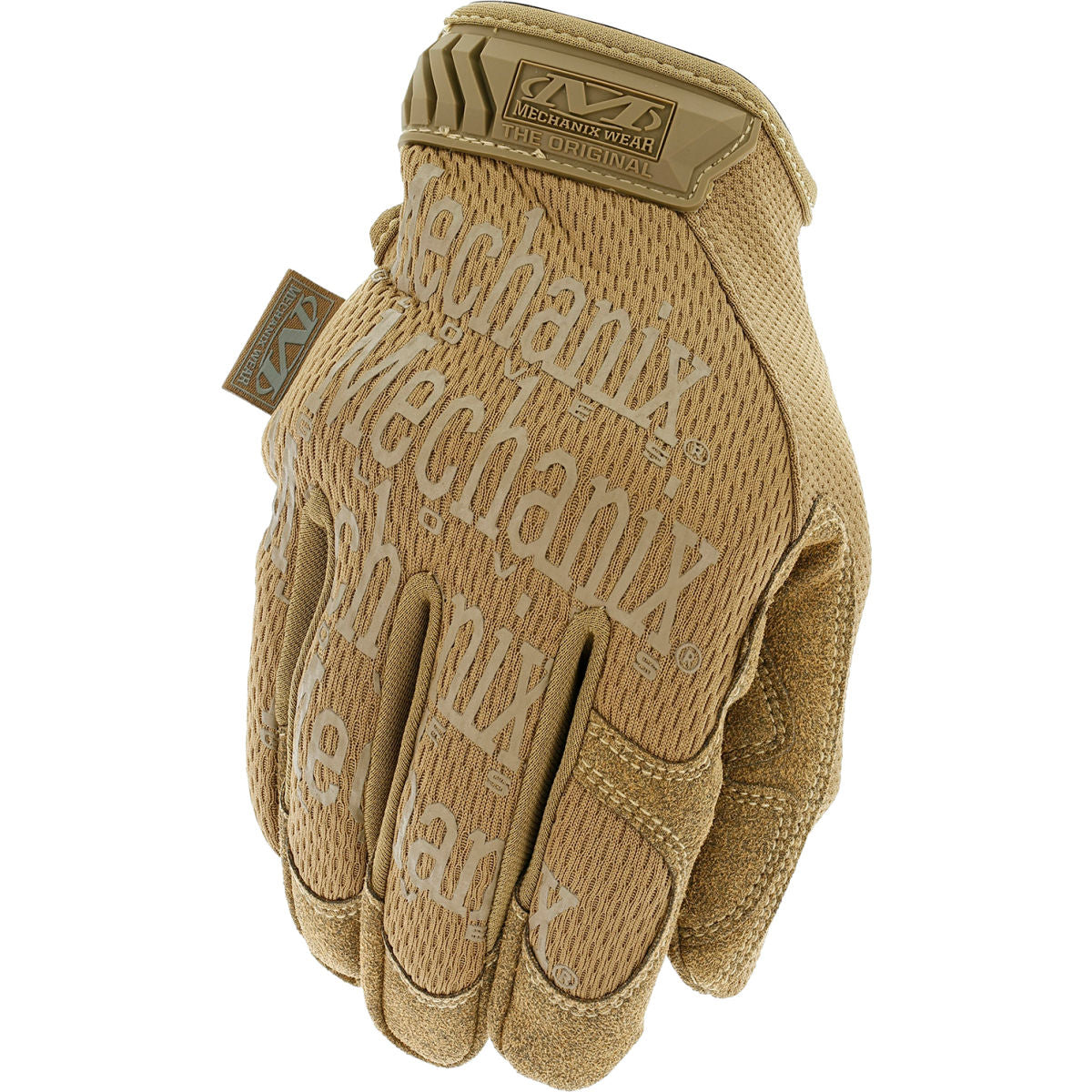 Mechanix Wear Synthetic Leather, TrekDry Coated Gloves, Brown, Size M