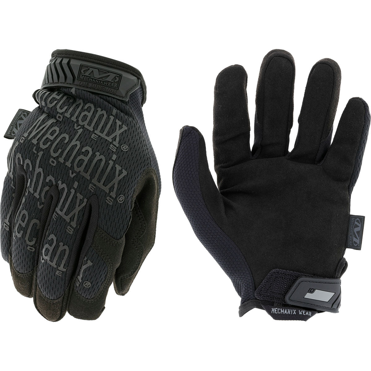 Mechanix Wear Synthetic Leather, TrekDry Coated Gloves, Black, Size M