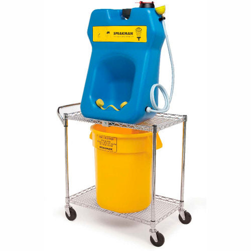 Speakman SE-4380 GravityFlo Portable Eyewash and Transportation Cart