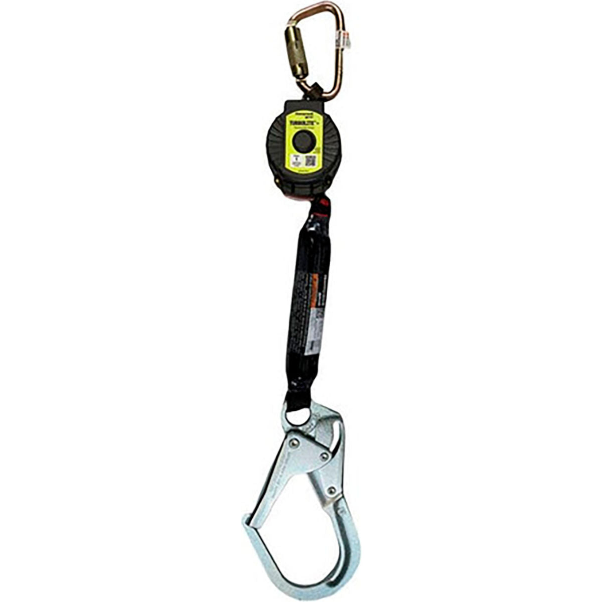 Honeywell Miller TurboLite+ Personal Fall Limiters, Steel Rebar & Carabiner, 6'L
