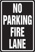 Parking Sign: No Parking, Fire Lane