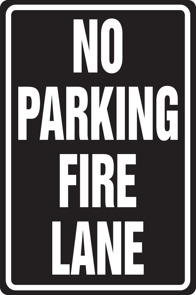 Parking Sign: No Parking, Fire Lane