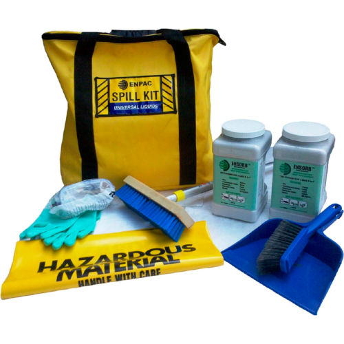 ENPAC ENSORB Chemical And Hazmat Spill Kit, Water Resistant Bag