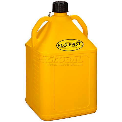 FLO-FAST 15 Gallon Polyethylene Diesel Can, Yellow, 15504