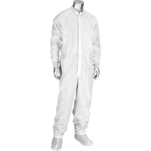 Uniform Technology Cleanroom Coverall, White