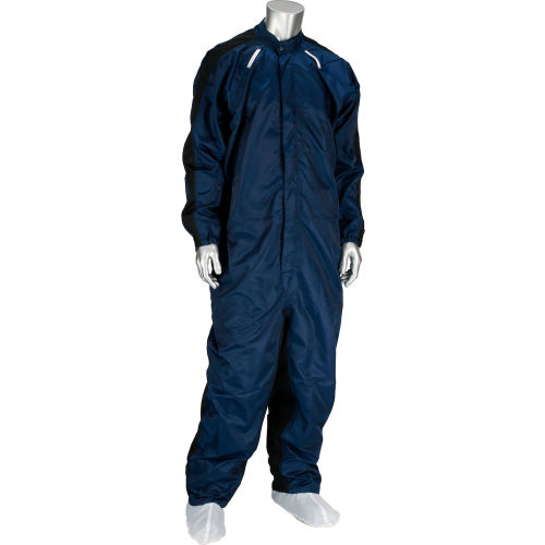 Uniform Technology Auto Grid Static Dissipative Coverall, Navy