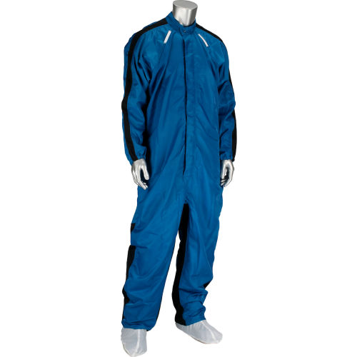 Uniform Technology Auto Grid Static Dissipative Coverall, Royal Blue