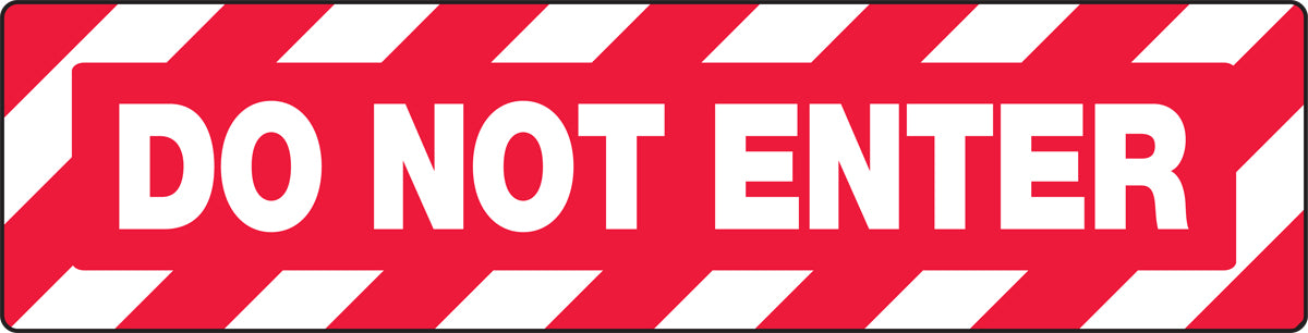 Skid-Gard Floor Sign: Do Not Enter