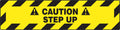 Slip-Gard Step-Style Floor Sign: Caution, Step Up