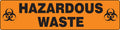 Slip-Gard Floor Sign: Hazardous Waste