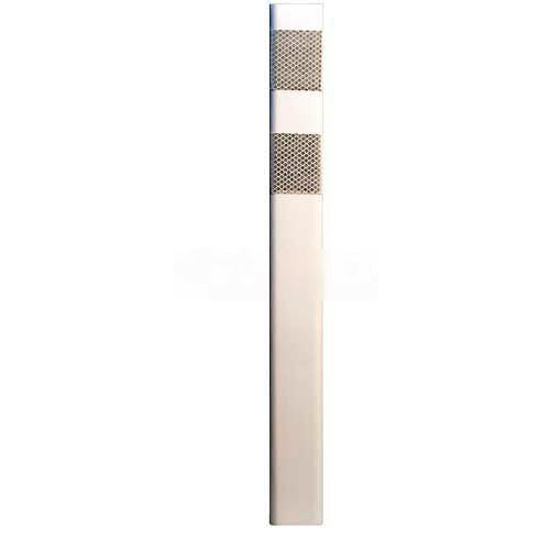 Pexco FG300 36in Traffic Channelizer Post, Polyethylene, White