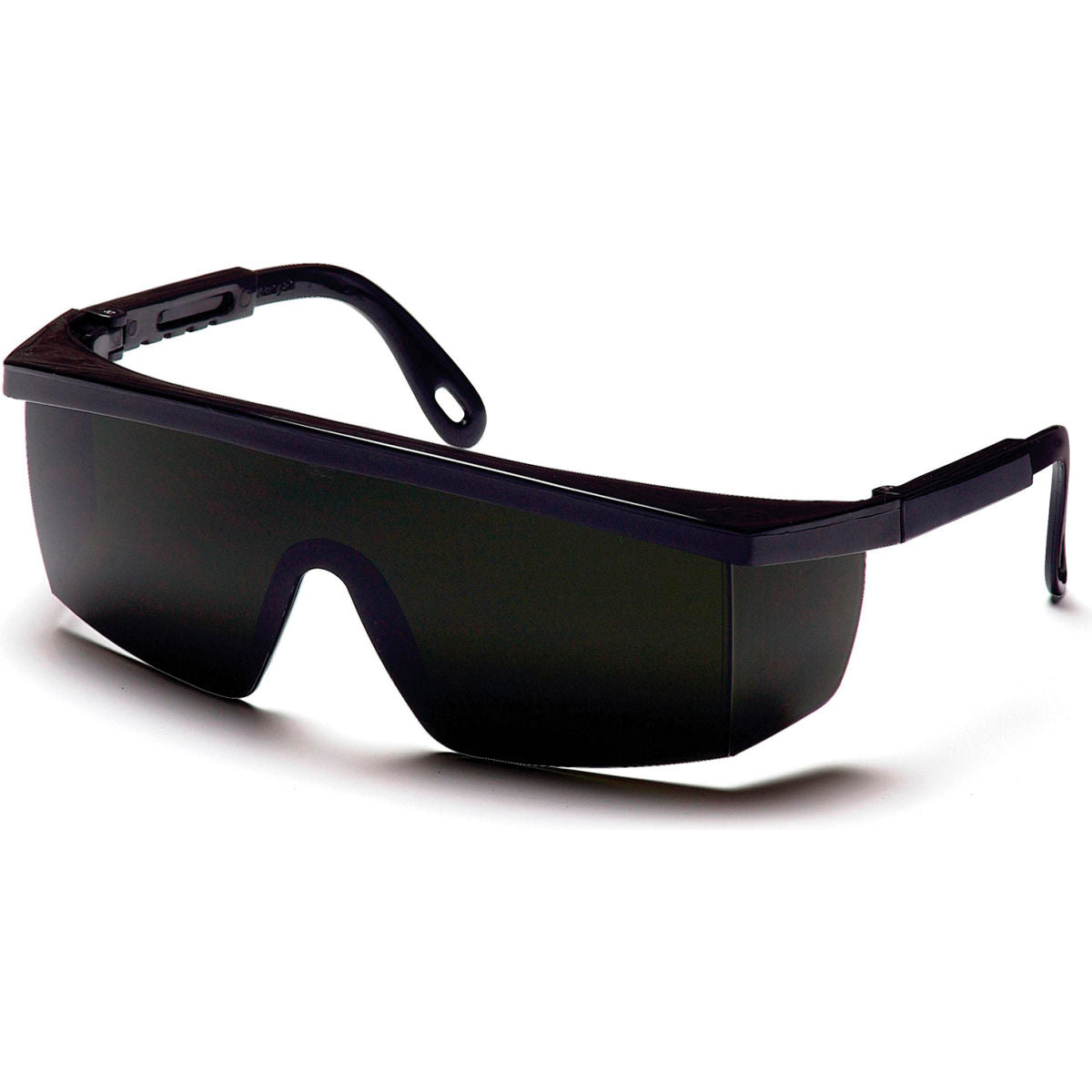 Pyramex Integra Safety Glasses, Anti-Fog, Shade 5.0 IR, Green Lens/Black Frame, Pack of 12