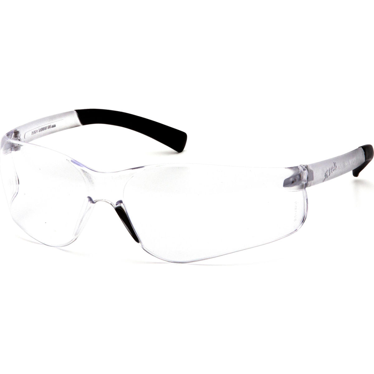 Pyramex Ztek Readers Safety Glasses, Clear 2.0 Lens, Clear Frame, Pack of 6
