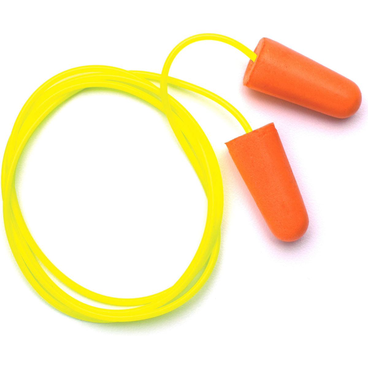 Pyramex Taper Fit Disposable Earplugs, Corded, NRR 31dB, DP1001, 100 Pairs