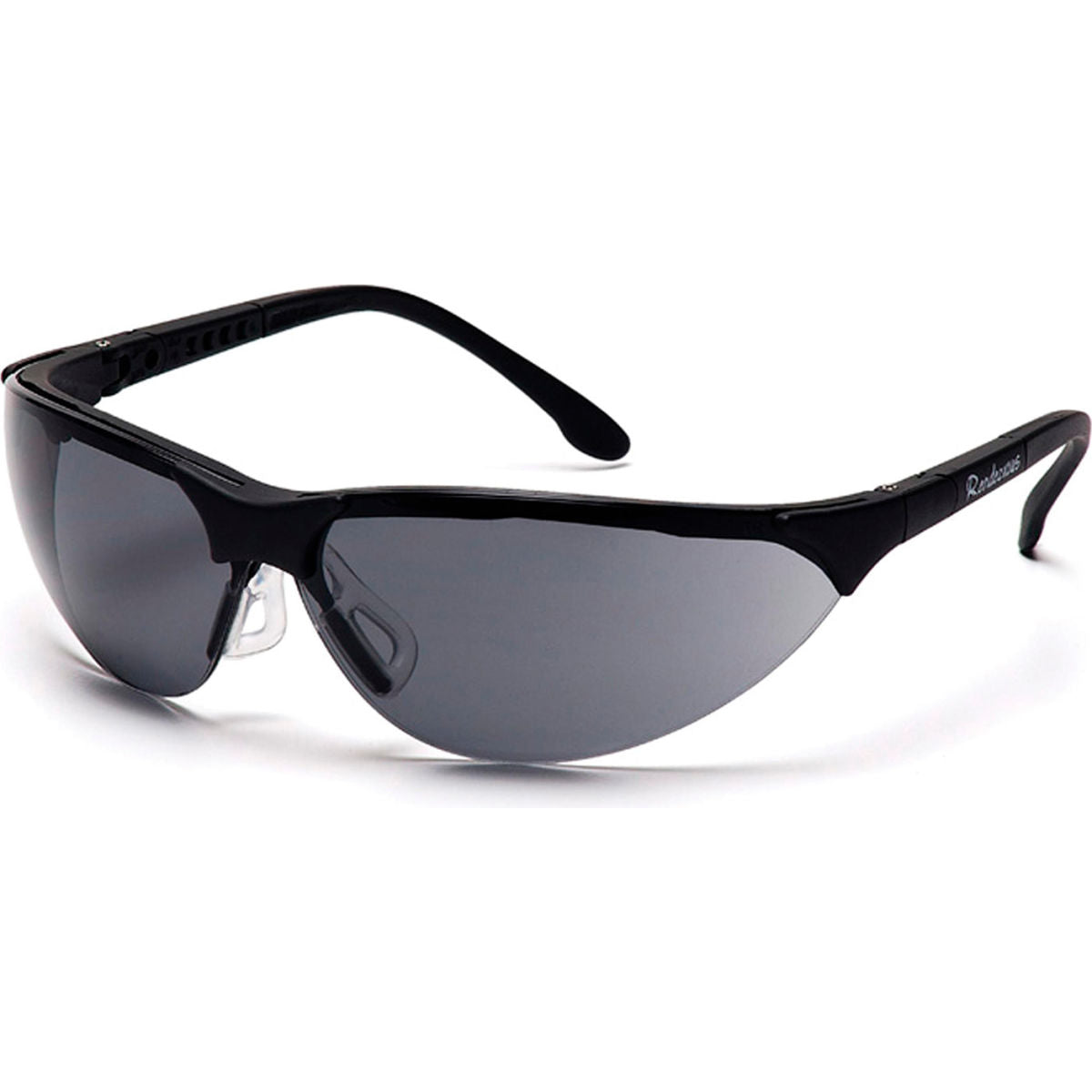 Pyramex Rendezvous Safety Glasses Gray Lens, Black Frame, Pack of 12