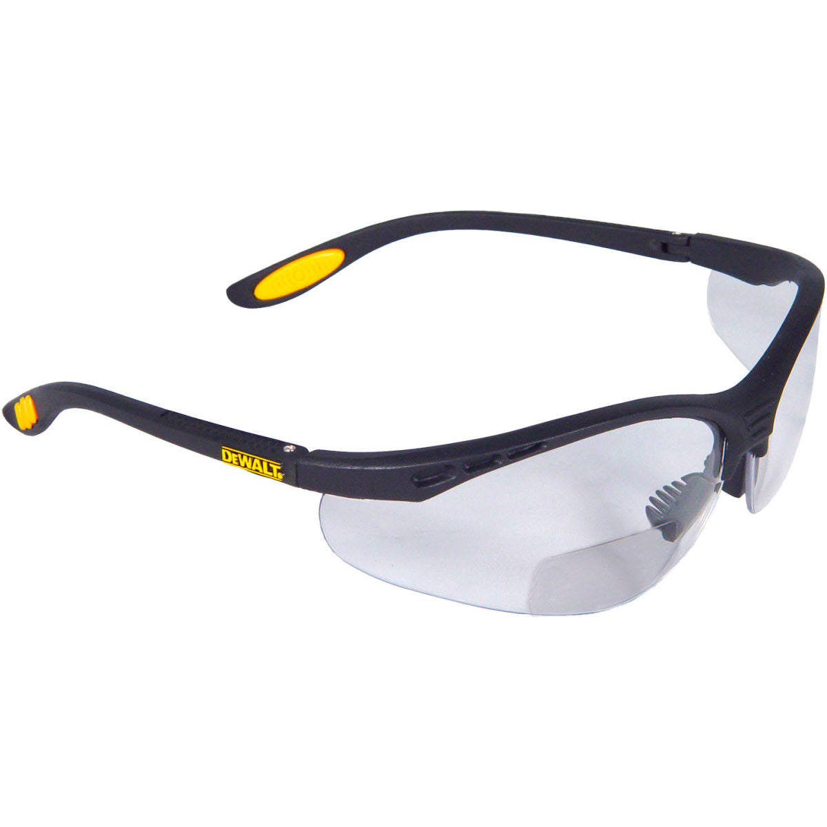 DeWalt DPG59-125D Reinforcer Rx Safety Glasses, 2.5 Diopter, Clear Lens