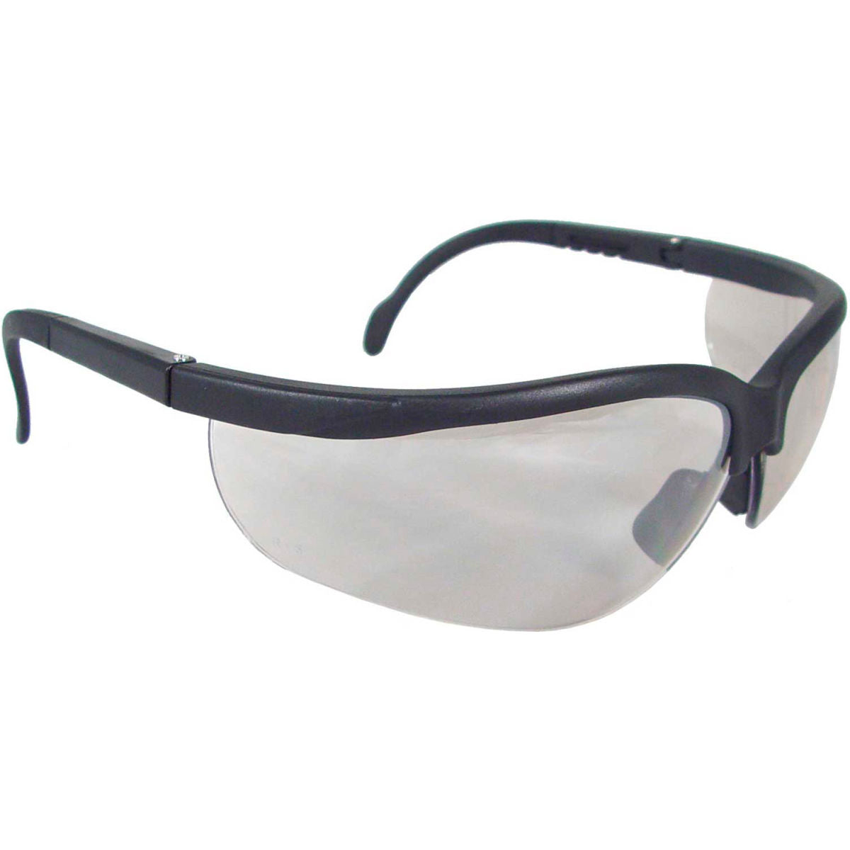 Radians JR0190ID Journey Half Frame Safety Glasses, I/O Lens, Black Frame, Pack of 12
