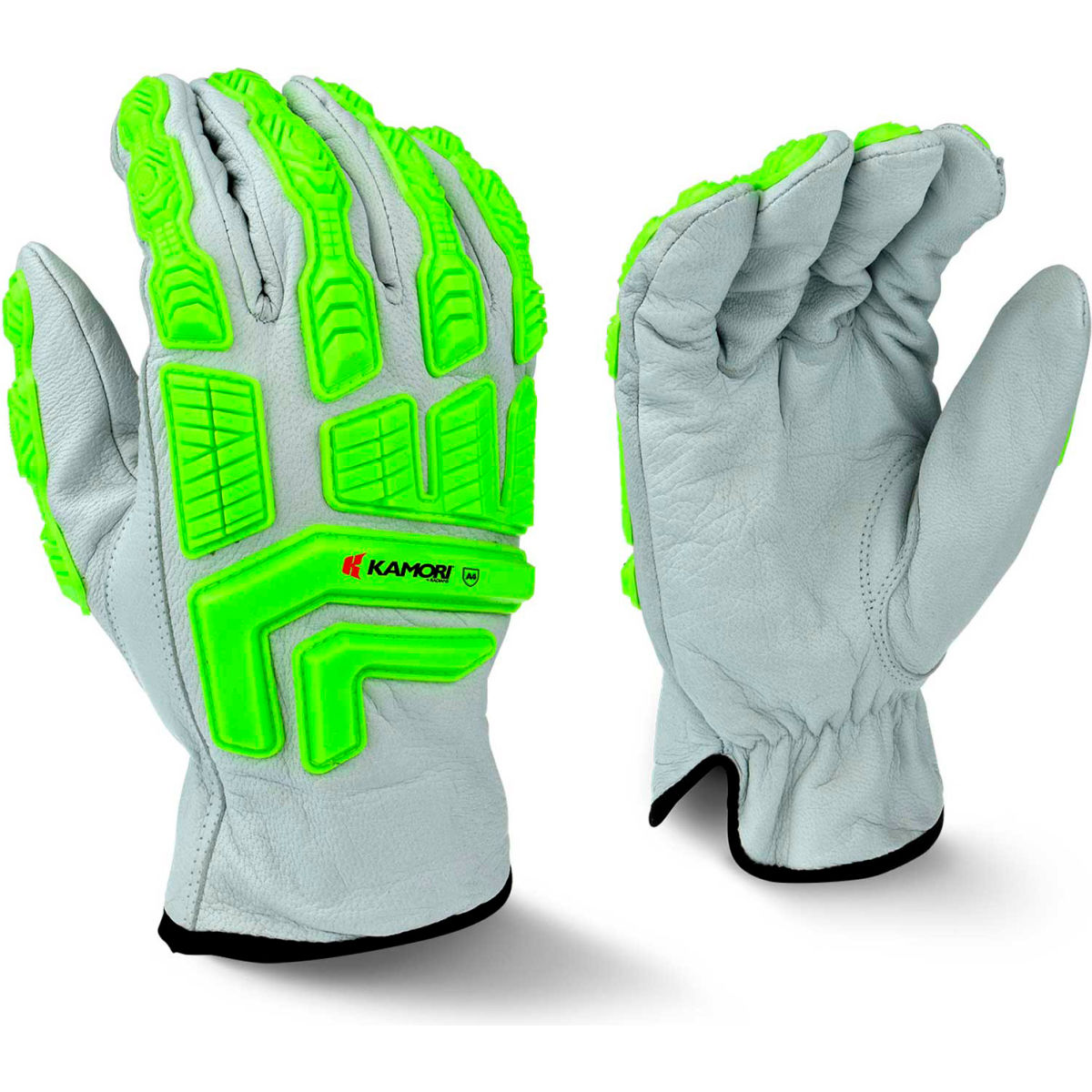 Radians Aramid, Leather Cut Resistant Gloves, ANSI A5, Heavy Duty, White, Size M, Pack of 12