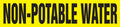 Roll Form Pipe Marker: Non-Potable Water