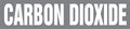 Medical Gas Pipe Marker: Carbon Dioxide