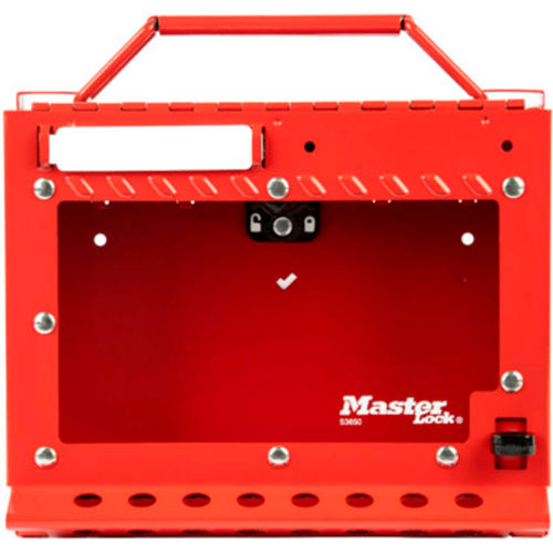 Master Lock S3650 Group Lock Box, Wall Mounted, Red