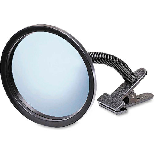 See All Portable Plexiglas Convex Mirror, Indoor, 7in Dia., 160° Viewing Angle