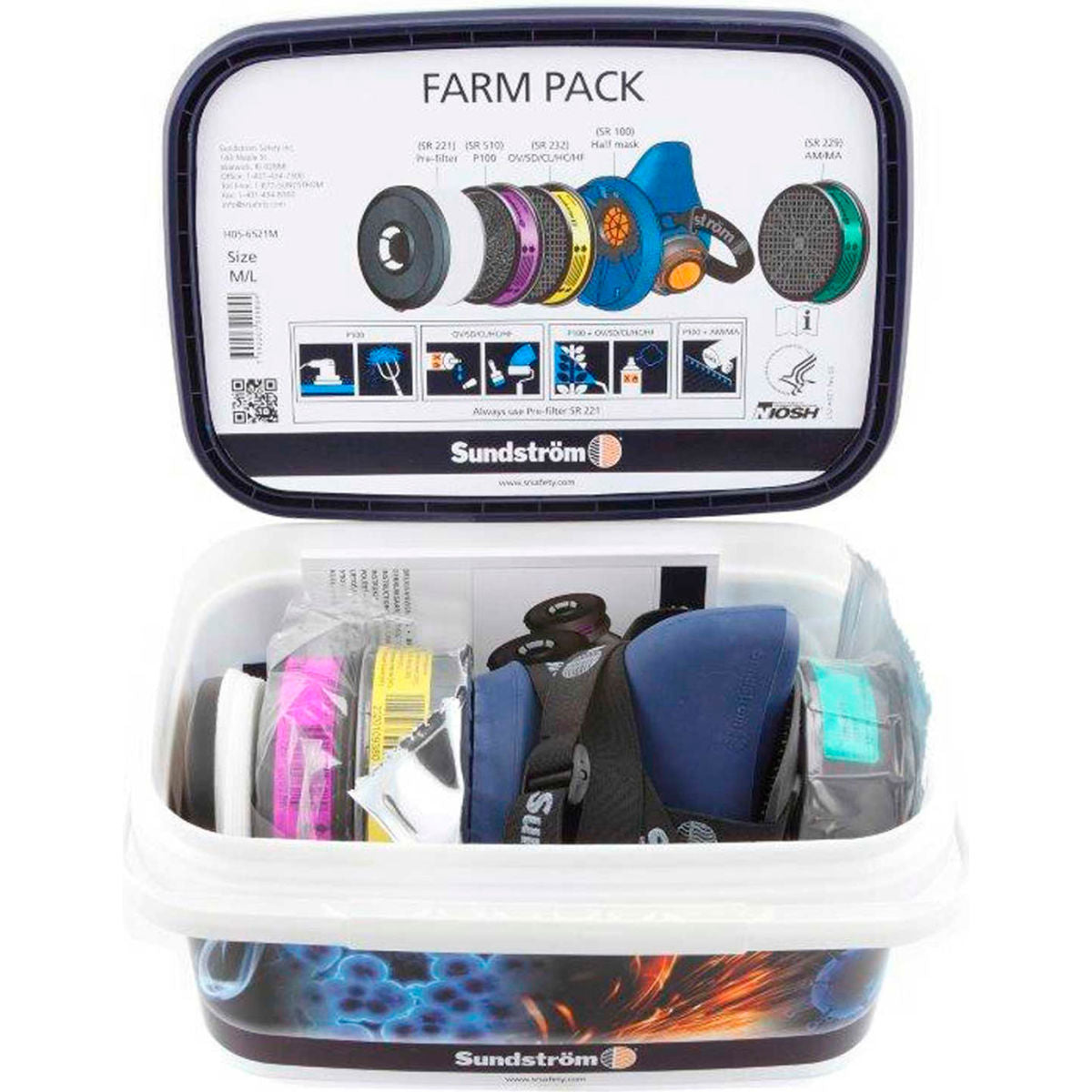 Sundstrom Safety Farm Pack, L/XL, 1 Each, H05-6521L