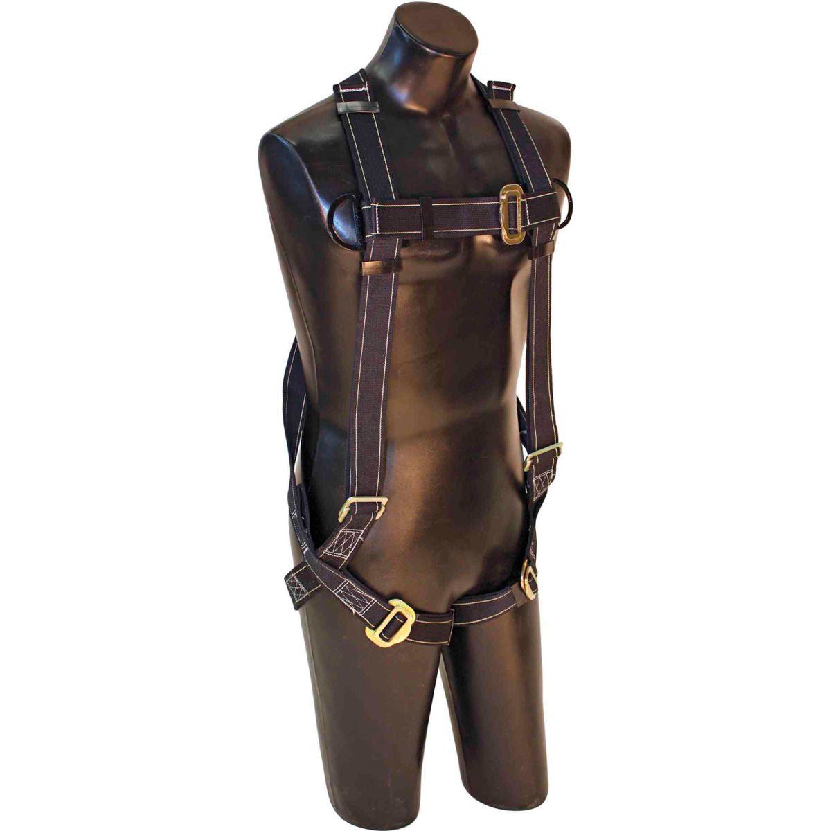 Fall Safe A Positioning Harness, Kevlar/Nomex Webbing, 1 D-Ring, Universal