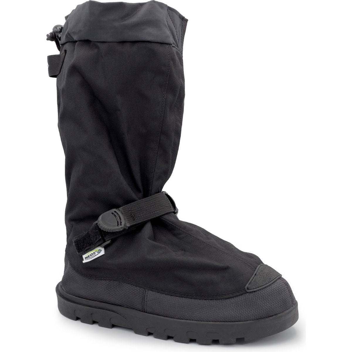 NEOS Adventurer All Season Overboots, Threaded Outsole, 2XL, 15inH, Black
