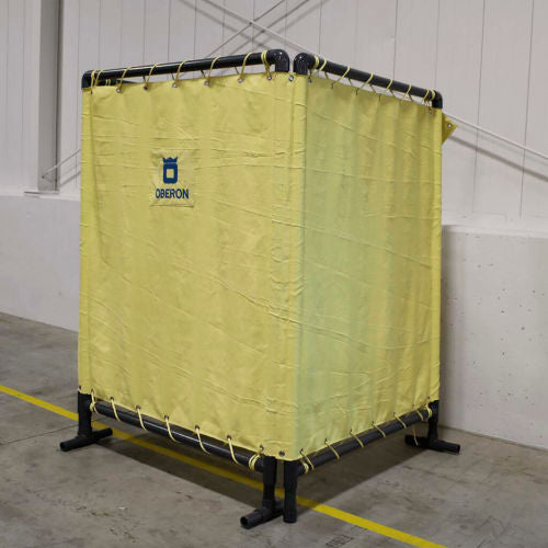 Oberon Arc Flash Curtain Cube, 40kA, Three Panel Adjustable