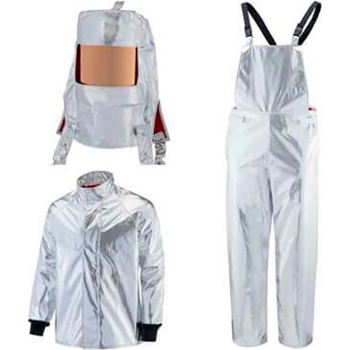 Oberon Heat Reflective Aluminized Suit Kit, Silver