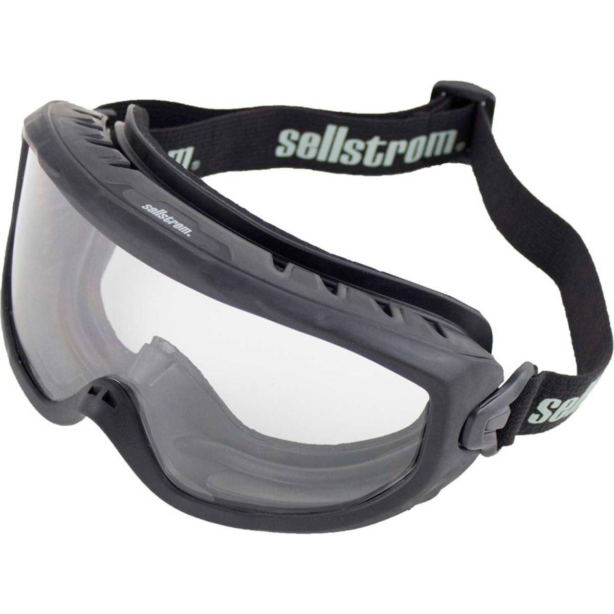 Sellstrom S80225 Odyssey Fire Goggle, Clear Lens, Adjustable FR Strap