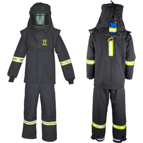 Oberon TCG Deluxe Arc Flash Kit, Ventilation System, Headlamp, 75 Cal, 2XL, No Gloves