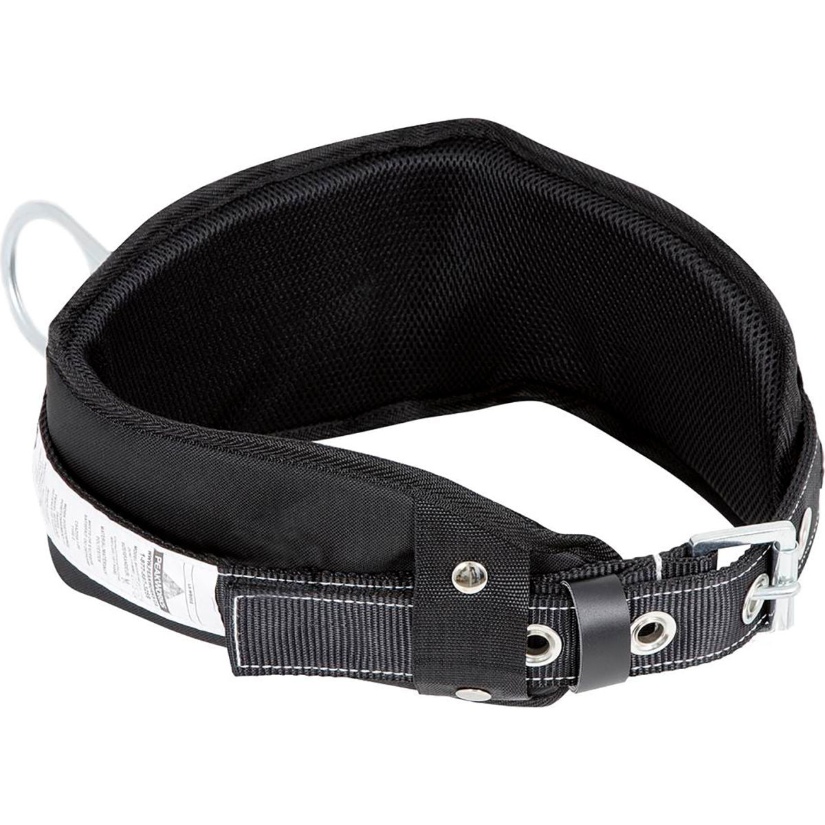 PeakWorks PeakPro Restraint Safety Body Belt with Padded Lumbar Support, 310 lb. Capacity, L