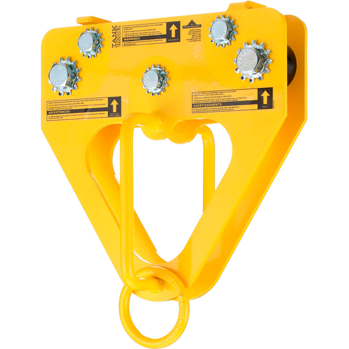 PeakWorks Tank Trolley, 1/4in to 1in Flange Widths