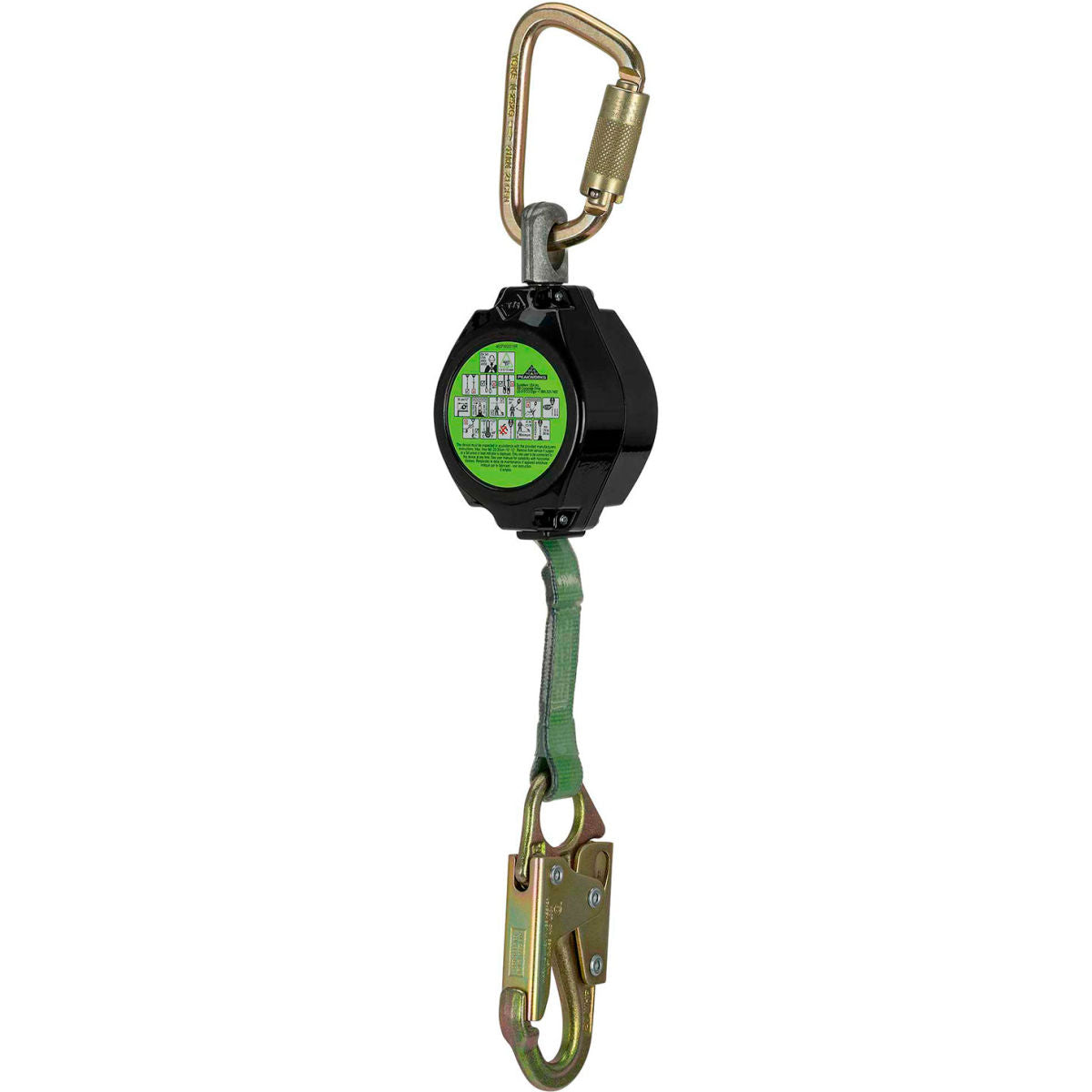 PeakWorks Leading Edge Self Retracting Lifeline, Single Leg, Snap Hook, 6'L