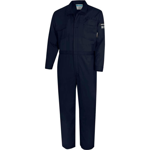 Oberon Flame Resistant Safety Coverall, Navy