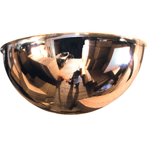 See All Full Dome Panoramic Mirror, Plexi-Glass, 32in Dia., 360° Viewing Angle