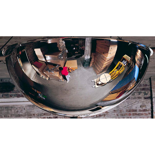 See All Full Dome Acrylic Mirror, Indoor, 48in Dia., 360° Viewing Angle