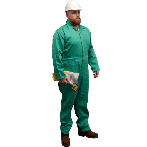Stanco Flame Resistant Standard Coverall, Green